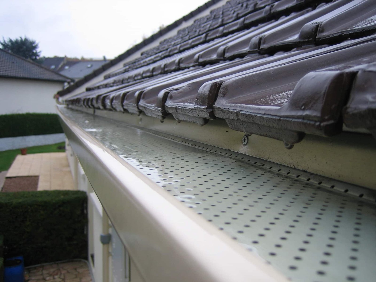La gouttière en aluminium